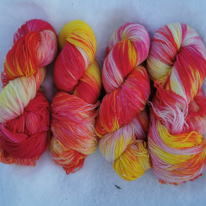 Ullgarn Blandgarn Strumpgarn Sockgarn  Regia handfärgat färg 14
